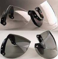 VS101 - 3 Snap Flip 3/4 Shell Motorcycle Helmet Visor